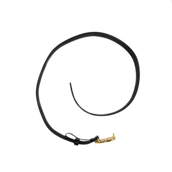 Gucci Marmont Gg Leather Slim Black with Shiny Buckle 95 38 (Sku 6902) Belt main image 6